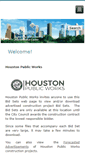 Mobile Screenshot of bidsets.publicworks.houstontx.gov